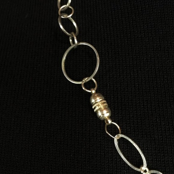 Silver and Black Necklace - Picture 3 of 3